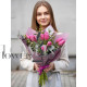 Bouquet of 9 pink tulips – a delicate gesture with flower delivery in Haifa and Krayot