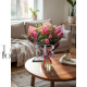 Bouquet of 9 pink tulips – a delicate gesture with flower delivery in Haifa and Krayot