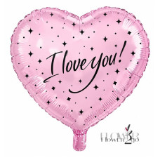 Foil balloon Pink “I love you”