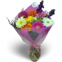 A bouquet of colorful gerberas