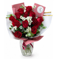 Bouquet of 13 short roses