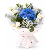 Bouquet with Blue Hydrangea