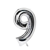 Silver balloon number 9