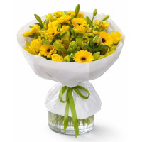 Bouquet mono yellow (large) "sunny"