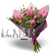 Bouquet of 9 pink tulips – a delicate gesture with flower delivery in Haifa and Krayot